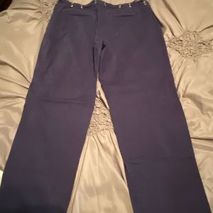 Navy casual pants